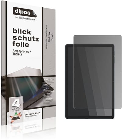dipos – Matte Privacy Screenprotector geschikt voor Blackview Zeno 5 | Anti-Spy Beschermfolie