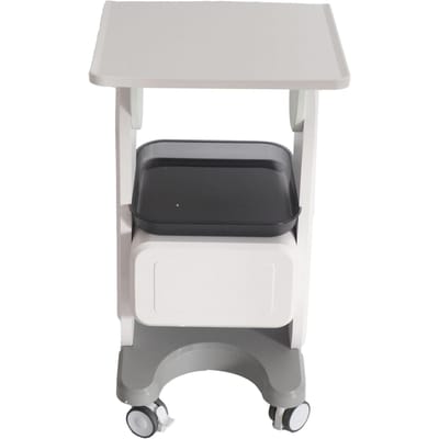 Chariot Médical Grand Plan de Travail Tiroir Unique Portant 50 kg Chariot Roulant Salon de Beauté pour Laboratoire Clinique