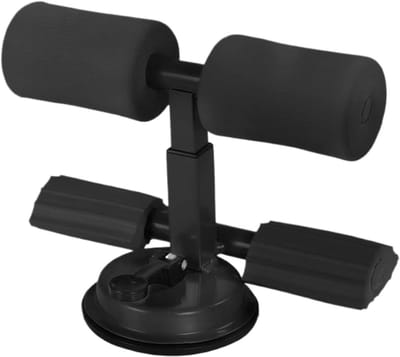 Sit Up Voethouder - Ab Trainingsapparaat - Buikspieren Trainen - Verbeterde Stabiliteit - 26 x 16 cm - Zwart