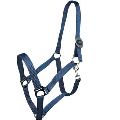 Harmony Nylon Halster Marineblauw Maat Cob