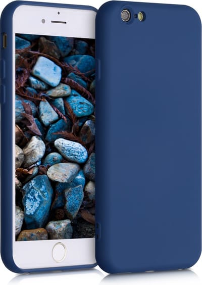 kwmobile telefoonhoesje geschikt voor Apple iPhone 6 / 6S - Hoesje voor smartphone - Back cover in donkerblauw
