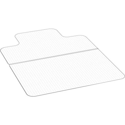 VEVOR stoelmat (1230 x 914 mm) Kantoorstoelmat voor laagpolige tapijten, PVC vloerbeschermingsmat met noppen, glijdt soepel onder het tapijt van het bureau voor thuiskantoor