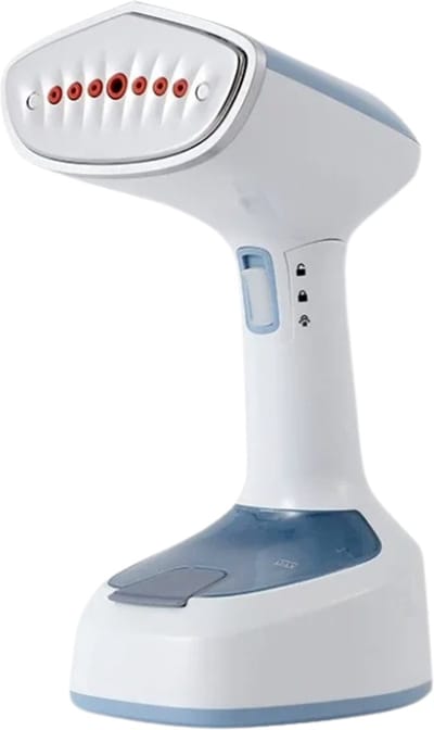 DIMICO - Handheld Stoomstrijkijzer 1500W – Kledingstomer - Stoomapparaat kleding – Blauw/Grijs - Snel Opgewarmd – Opvouwbaar