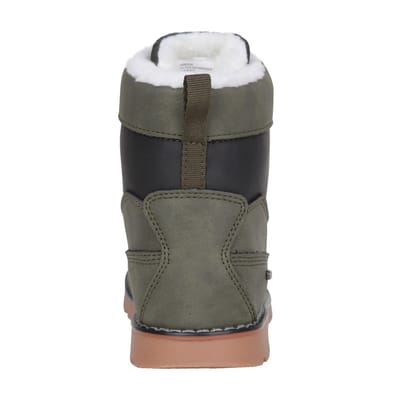 Mountain Warehouse Kinder Chestnut Borg Waterdichte Casual Boots (Khaki Groen)