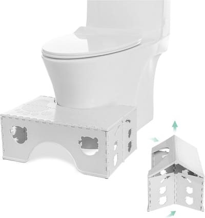 Opvouwbare toiletkruk, toilet stool fysiologisch hurktoilet voor volwassenen en kinderen, wc-kruk voor badkamer en wc - toiletkrukje