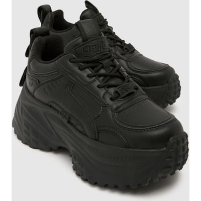 Buffalo Turbo One Dames Zwarte Sneakers
