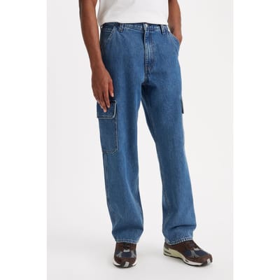 Levi's 568™ Loose Straight Cargos Blue Size: W29L32 | Relaxed Outlet | Heren | Blauw