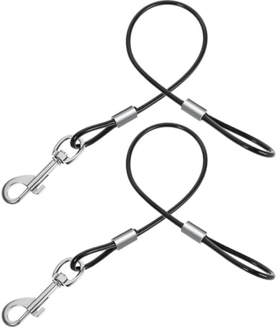 Dailygoods- Hondenriemverlenging 2 stuks - Kauwbestendig - Intrekbare Hondenriem - Zwaar Belastbaar - Voor Kleine Honden - 15,75 x 0,4 cm - Hondenlijn