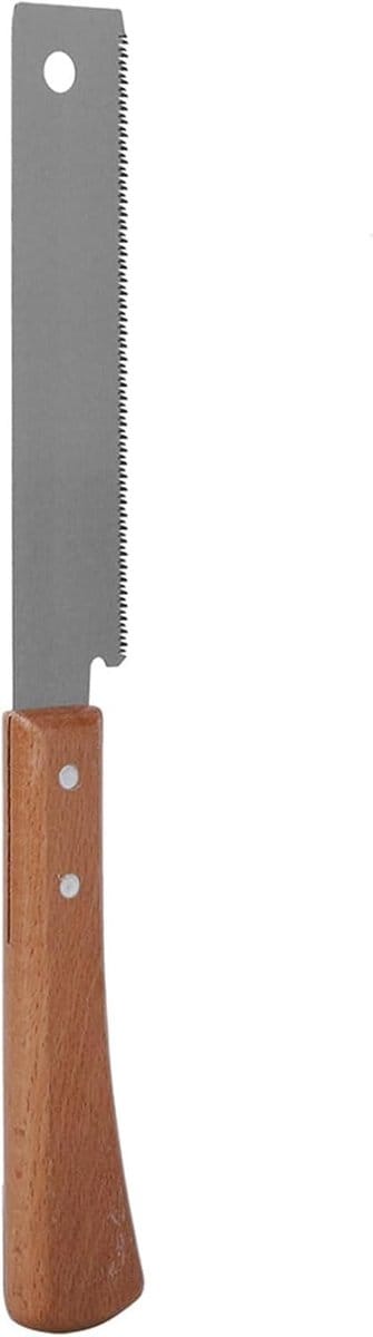 Kleine Handzaag met Houten Handvat van 30 cm voor Fijn Houtbewerking, Tuinonderhoud en Doe-Het-Zelf Projecten van SK5 Koolstofstaal