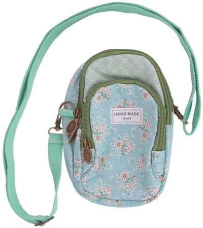 Dailygoods - Mobiele telefoontas voor dames - Katoenen telefoontasje