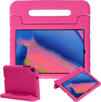 Hoesje - Geschikt voor Samsung Galaxy Tab A 8.0 (2019) - Kinderhoes Shockproof Bumper - Kidsproof Case - Tablethoes - Kinder Hoes Cover - Roze