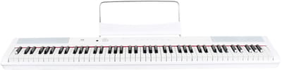 Digitale piano 88 toetsen - Met gratis lessen - Fazley FSP-200-W - Wit