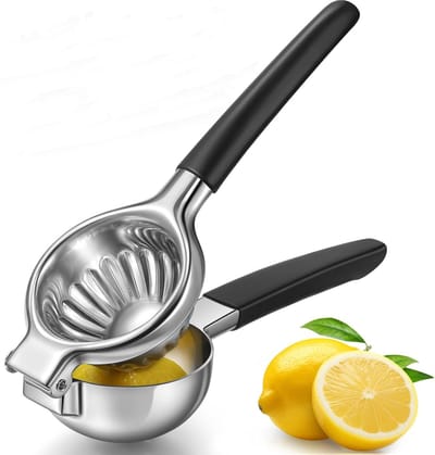 Famanu – RVS citroenpers – stevige handmatige citruspers – geschikt voor limonade, cocktails en keuken – vaatwasserbestendig