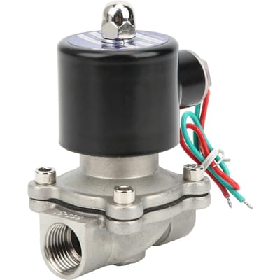 Magneetventiel Directwerkend RVS Normaal Gesloten Industriële Benodigdheden 2W16015B(AC 110V )