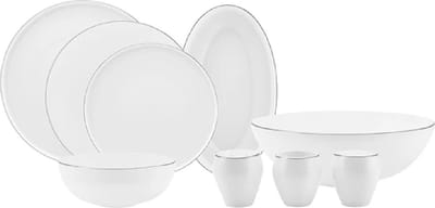 Karaca Streamline Meridian Platin 59-delig servies voor 12 personen