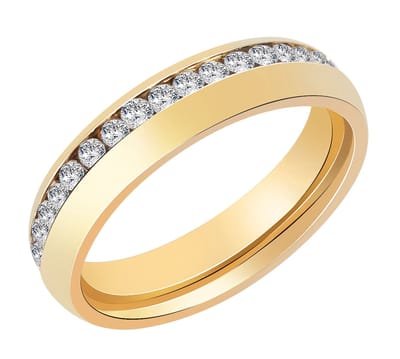 AKZENT Akzent Dames ring One Desire, goudkleurig, duurzaam