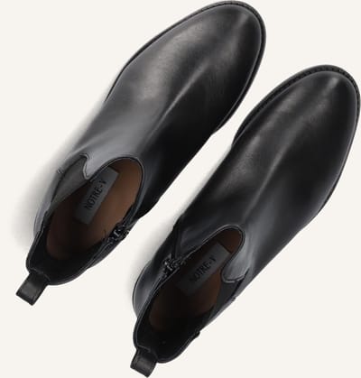 Notre-V 3422 Enkellaarsjes - Enkelboots met rits - Dames - Zwart - Maat 36