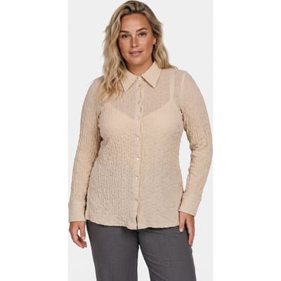 & Other Stories Pa Carima Shirt Beige Maat: XS | Longsleeves Outlet | Dames | Beige