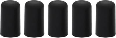 Cello Eindpin Beschermers - Strijkinstrument Accessoires - Bescherming Instrument - Krasvrij Rubber - 5 Stuks - Zwart