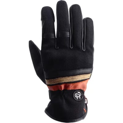 Motorcycle zomerhandschoenen van leer met gaas Helstons Skyline Air