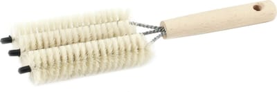 Jaloeziereiniger/jaloezieborstel 3- dubbele vorkvorm 23 cm- Jaloezie stoffers/ jaloezie reinigers - lamellen stoffers