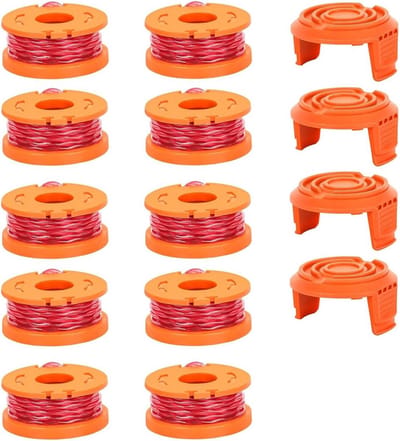 Vervangende Spoelen Set - Grastrimmer Draad - Gazon Onderhoud - Perfecte Pasvorm - 165mm x 3m