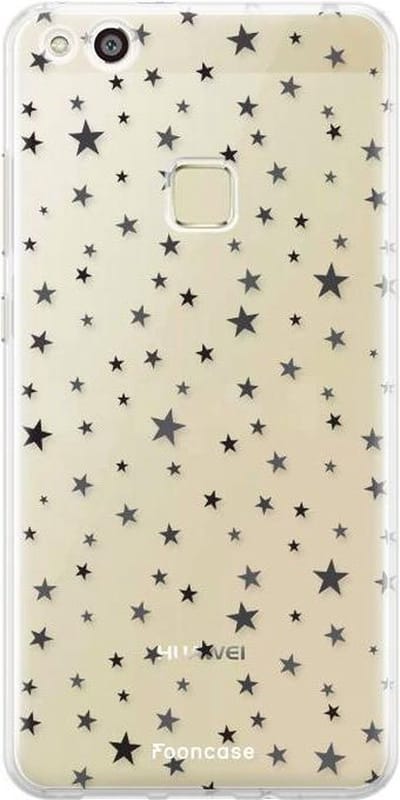 Fooncase Hoesje Geschikt voor Huawei P10 Lite - Shockproof Case - Back Cover / Soft Case - Stars / Sterretjes