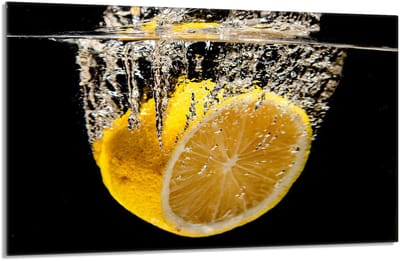 TMK ArtDeko - Glas Beschermplaat - 80x52 cm - Cytronen