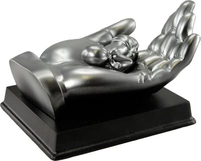 Klein slapend kindje (Beeld) 16cm