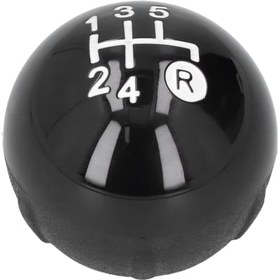 Versnellingspookknop met Dop Decoratieve Afdekking Vervangingsset Geschikt voor Fiat 500 500C 2007?2018 LHD RHD black