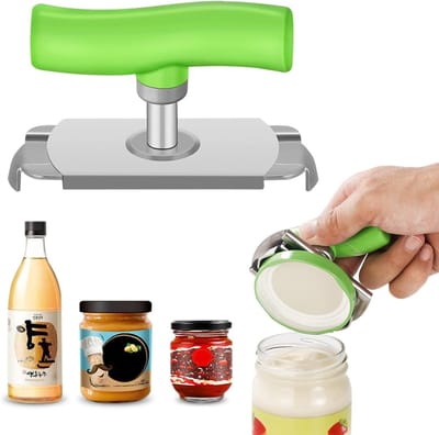 handmatige glasopener, moeiteloze artritis potopener, glasopener schroefdekselopener, dekselopener voor schroefdoppen, voor senioren, zwakke handen, keuken