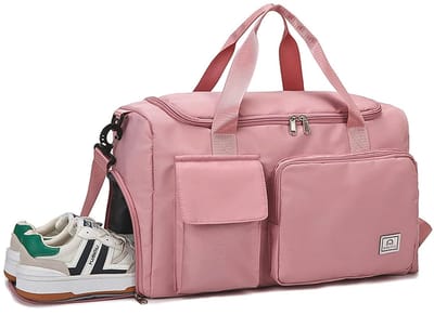 Damesreistas Roze - 48 * 25 * 28 cm 33L - Handbagagetas Sporttas Weekendtas Zwemtas Waterdichte reistas Plunjezak Fitnesstas Trainingstas Ziekenhuistas - met schoenenvak