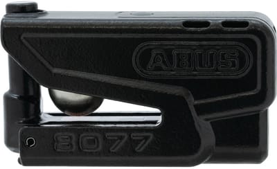 Motorslot ABUS Schijfremslot met alarm - GRANIT™ Detecto XPlus 8077 2.0 - Security level 18 - zwart - geschikt voor motoren - scooters