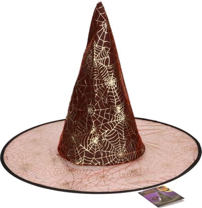 Arti Casa Heksenhoed 45,5x33cm Polyester Oranje/goud