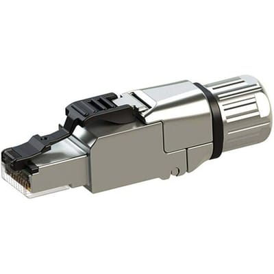 Telegärtner 100023089 RJ45-connector CAT 8.1 Stekker Metaal 1 stuk(s)