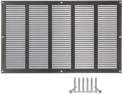 Verzinkt ventilatierooster 500x300mm met insectenbescherming