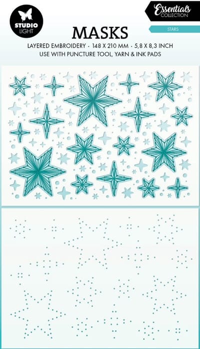Mask stencil stars- essentials nr. 307
