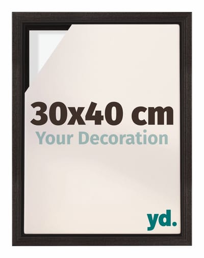 Your Decoration - Baklijst 30x40 cm - Eiken Donker - Baklijst voor Canvas - MDF - Lyon
