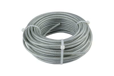 Staalkabel verzinkt PVC 3|5 mm | Bundel 25 meter
