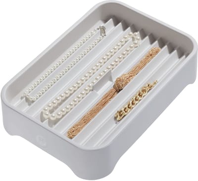 iDesign - Eco Tray Lade Organizer 20x28 cm - Gerecycled Kunststof - Grijs