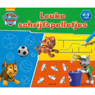Deltas PAW Patrol leuke schrijfspelletjes (4-5j) Educatieve boeken (spelletjes en raadsels)