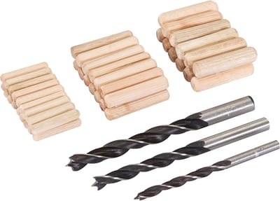 Silverline 47 delige deuvel en deuvelboor set 6, 8 en 10 mm