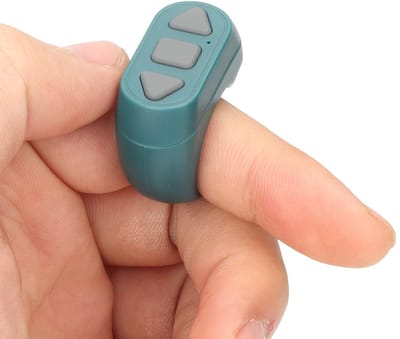 ONF3 - Bluetooth-afstandsbediening - Draadloze Page Turner - Stabiliteit en bereik - Compact formaat - Geschikt voor Smartphone-apps - Ideaal vo...