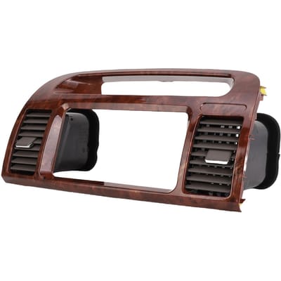 Midden Dashboard Luchtuitlaatpaneel Auto Voorradio Paneel AC Luchtventilatiepaneel Paneel Montage Vervanging voor Camry XV30 2001 tot gray