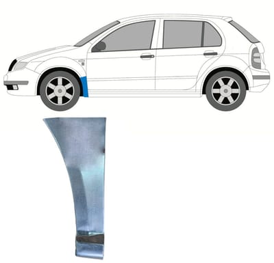 Reparatiepaneel voorspatbord voor Skoda Fabia I 1999-2007 / Links