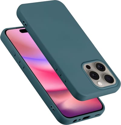 Cadorabo Hoesje geschikt voor Apple iPhone 16 PRO in LIQUID GROEN - Beschermhoes gemaakt van flexibel TPU silicone Case Cover
