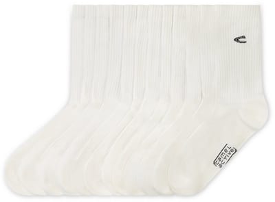 camel active Sokken in een set van 6 gemaakt van een katoenmix - Maat menswear-35-38 - Wit