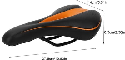 Dailygoody - Fietszadel voor Mountainbike - Gel Zadel - Geveerd Tourzadel - Geschikt voor Heren en Dames - Comfortabel en Duurzaam - Ideaal voor Lange...