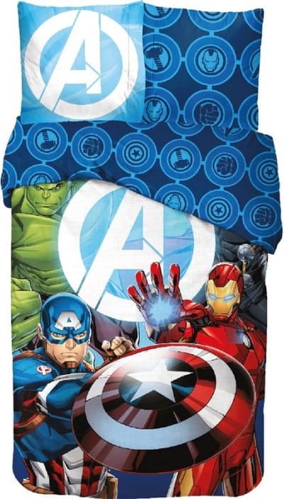 Marvel - The Avengers - Dekbedovertrek - 140x200 Cm - 100% Katoen – Eenpersoons