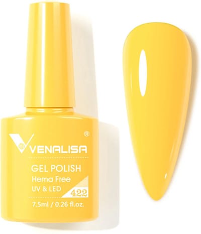Venalisa UV Gellak Geel - 7.5 ml - Gele Gellak - Gellac Geel - Gellak Kleuren - Venalisa Gellak - Gellak Nagellak
